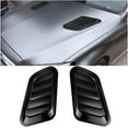thumbnail image 1 of 2PCS Universal Hood Air Vents for Car Hood Scoop, Bonnet Vent Hood Air Intake Trim Cover (Black), 1 of 5