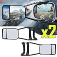 thumbnail image 1 of 2PCS Universal Towing Mirror Tow Mirror Caravan Trailer Car Rear View Mirror Blind Spot Convex Wide Angel Safe Hauling Extension, 1 of 2