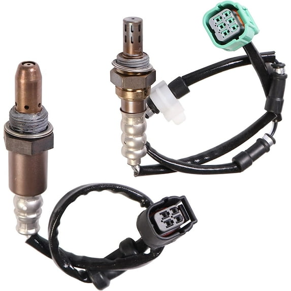 2PCS Upstream & Downstream O2 Oxygen Sensor For 2007-2009 Honda CRV CR-V 2.4