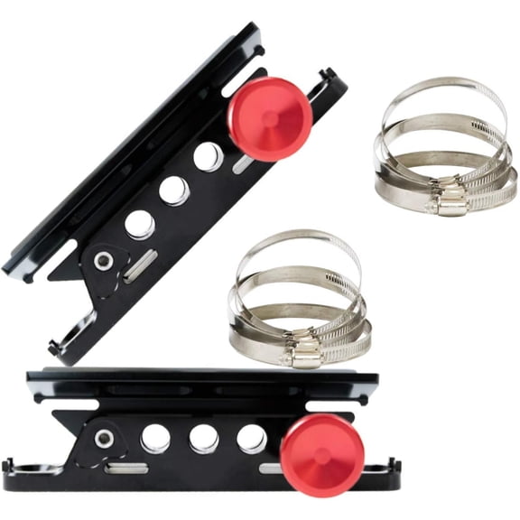 2PCS Vehicle Universal Roll Bar Bottle / Fire Extinguisher Holder Mount Compatible with for Jeep Wrangler Gladiator Ford Bronco UTV Polaris RZR Can Am ATV,Adjustable, Aluminum