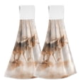 thumbnail image 1 of 2PCS Velcro Hangable Hand Towels Quick-Drying Hanging Kitchen Towels for Kitchen & Bathroom Abstract Wild Animals, 1 of 7