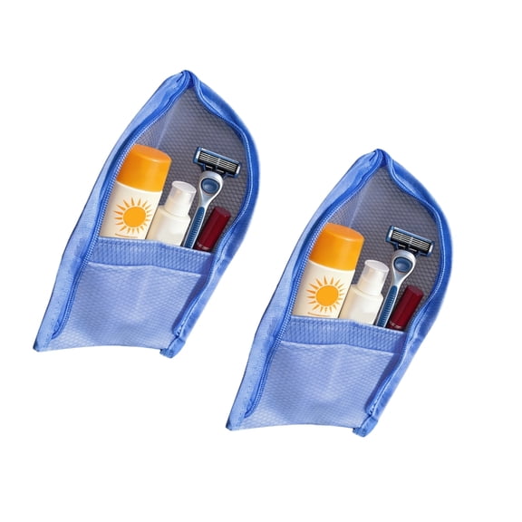 2PCS Ventilated Toothbrush Carrying Case Sturdy PVC Build Great For Daily Use And Short Trips