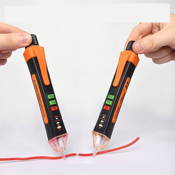 2PCS Voltage Detector Smart Non-Contact Voltage Tester Pen Meter 12-1000V Current ,High&Low Sensitivity