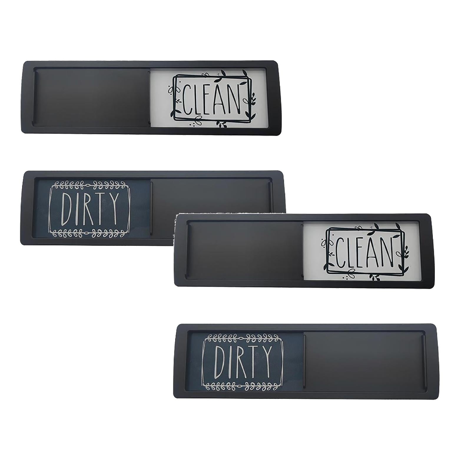 2PCS Wall Stickers, Dishwasher Clean And Dirty Sign Optional