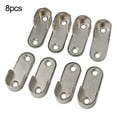 thumbnail image 1 of 2PCS Wardrobe Clothes Tube Support Closet Rod Pole End Bracket Thickening Holder, 1 of 11