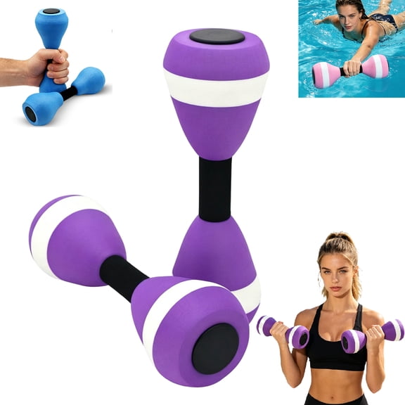 2PCS Water Exercise Discs Aerobic Equipment Ergonomic Grip Pool Exercise Accessories Pool Resistance EVA Kids Adults Swimming Beginners