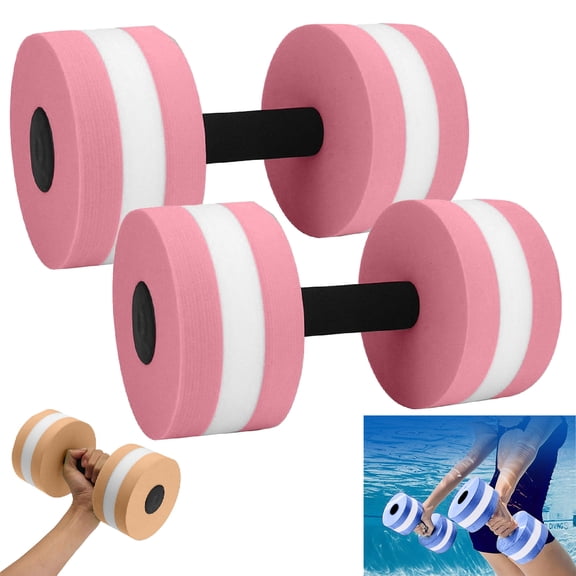 2PCS Water Exercise Discs Water Weights for Pool Exercise Set EVA Foam Aerobic Equipment for Adults Hand Held Pool Resistance for Swimming Beginners