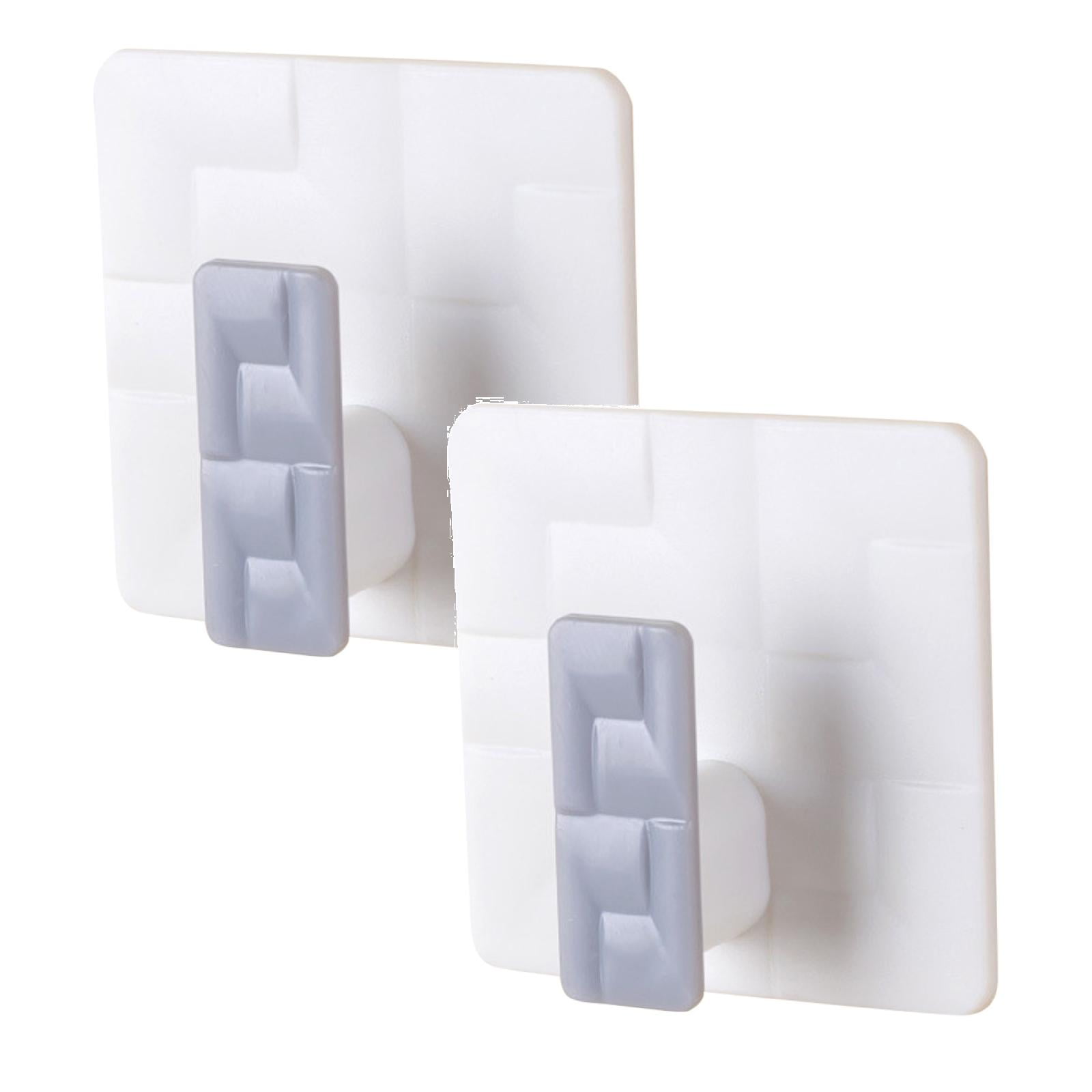 2PCS Waterproof Bathroom Kitchen Heavy Duty Self Adhesive Hooks Cute