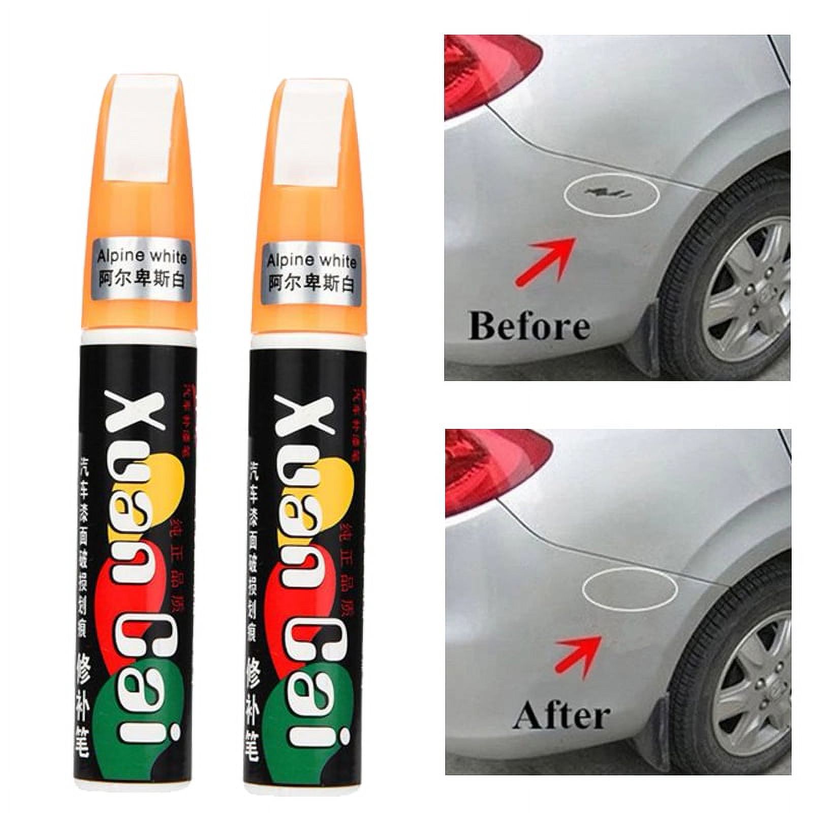 2PCS Waterproof Car Scratch Repair Touchup Paint,Car Repair Pen