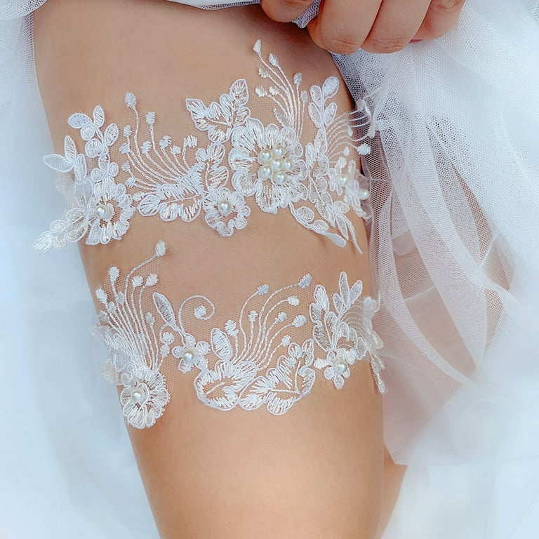 Bridal garter shop set