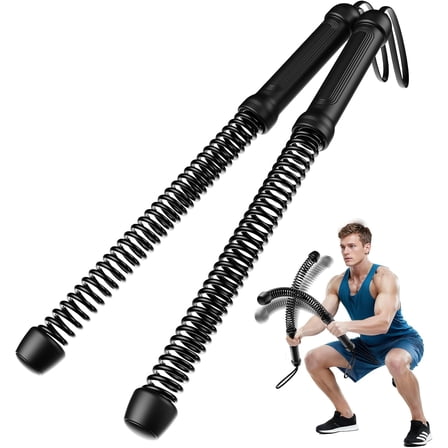 2PCS Weighted Ropeless Battle Ropes for Home Gym, Heavy Duty Arm Exerciser for Strength Training, Portable Battle Rope for Advanced Workouts and Core Muscle Building