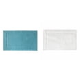 thumbnail image 1 of 2PCS White Cotton Classic Rug Bath Mats Absorbent Cotton Hotel Spa Shower Bathtub Mats [Not A Bathroom Rug] Machine Washable Shower Bathroom Floor Towel, 1 of 4