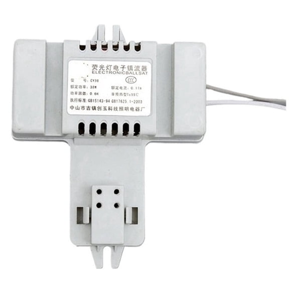 2-Pack 38W 220V 4-Pin 2D Fluorescent Tube Light Ballast