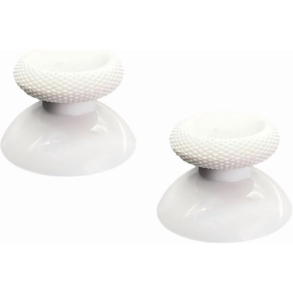 2PCS White Replacement Thumbsticks for Meta Quest 3, Quest 3S Controller, Analog Thumb Sticks for Oculus Quest 2, for Quest Pro - High Precision Design, Durable Material, Tools Included