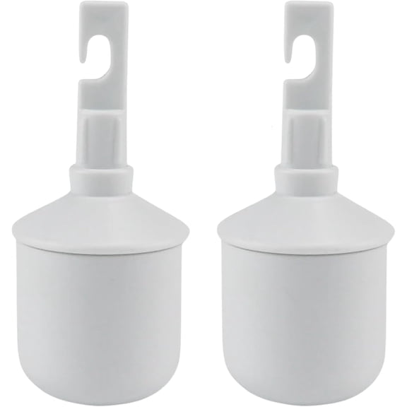 2PCS White Rolling Ball Cane Tip: Stick Tip Hook Cane Tip Replacement Cane Tips for Blind Walking Stick Walking Stick, Rubber Foot pad Handle Stick Accessories
