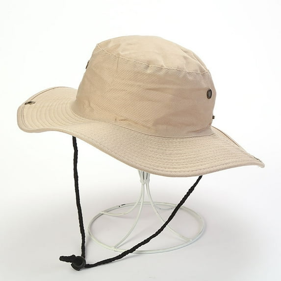 2PCS Wide Brim Hiking Fishing Bucket Hats Cotton Sun for Men Women Outdoor Activities