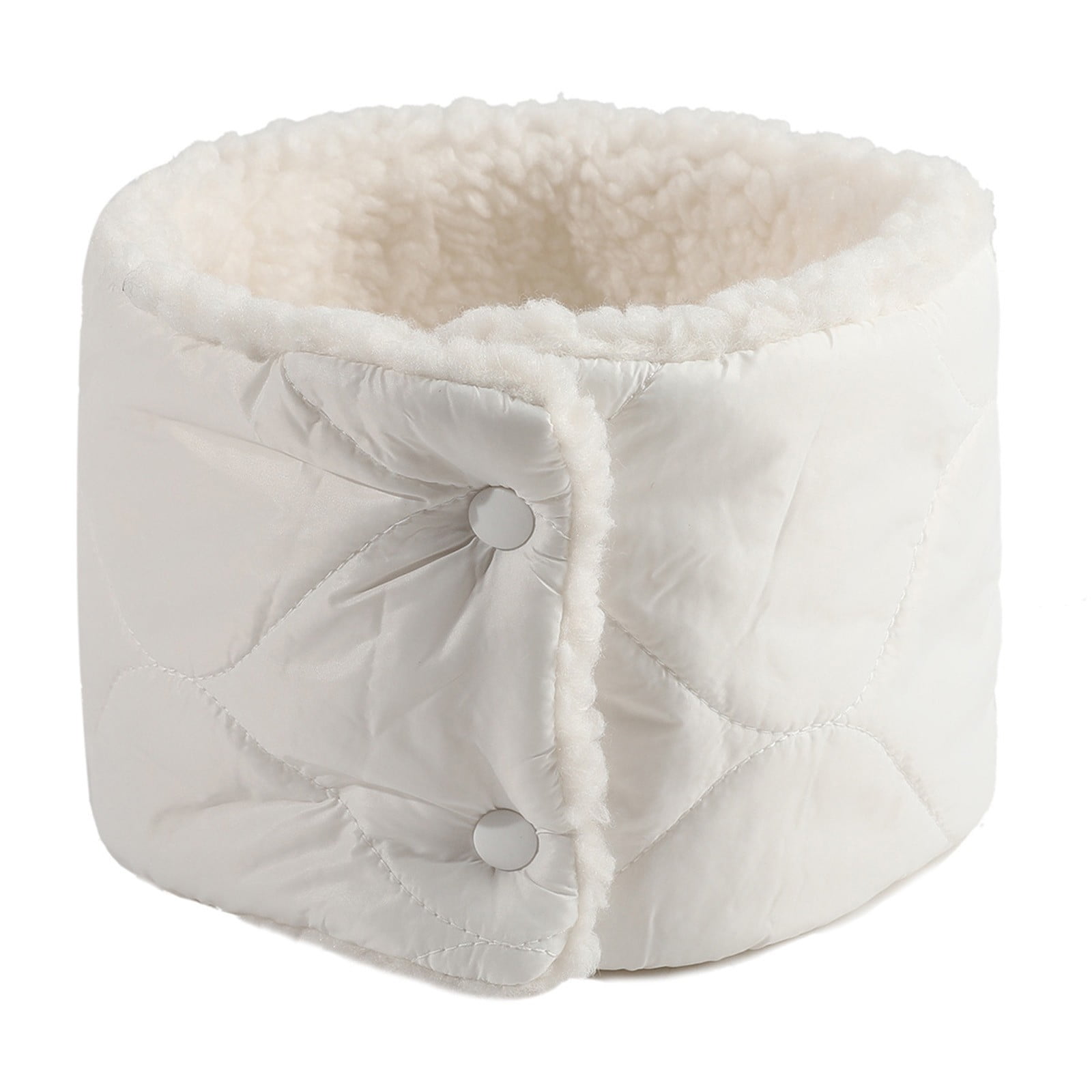 2PCS Winter Wool Knitted Neck Scarf Warm Mens And Womens