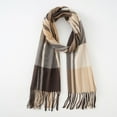 thumbnail image 1 of 2PCS Winter Wraps Ladies Light Scarf Warm Scarves Womens Long Shawl Large Knit Tassel, 1 of 5
