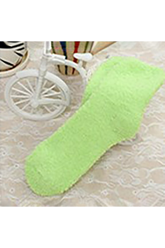2PCS Women Fuzzy Fluffy Cozy Slipper Socks Warm Soft Winter Plush Home Sleeping