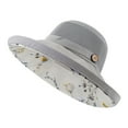 2PCS Women's Sun Hat Double Layered Floral Fisherman