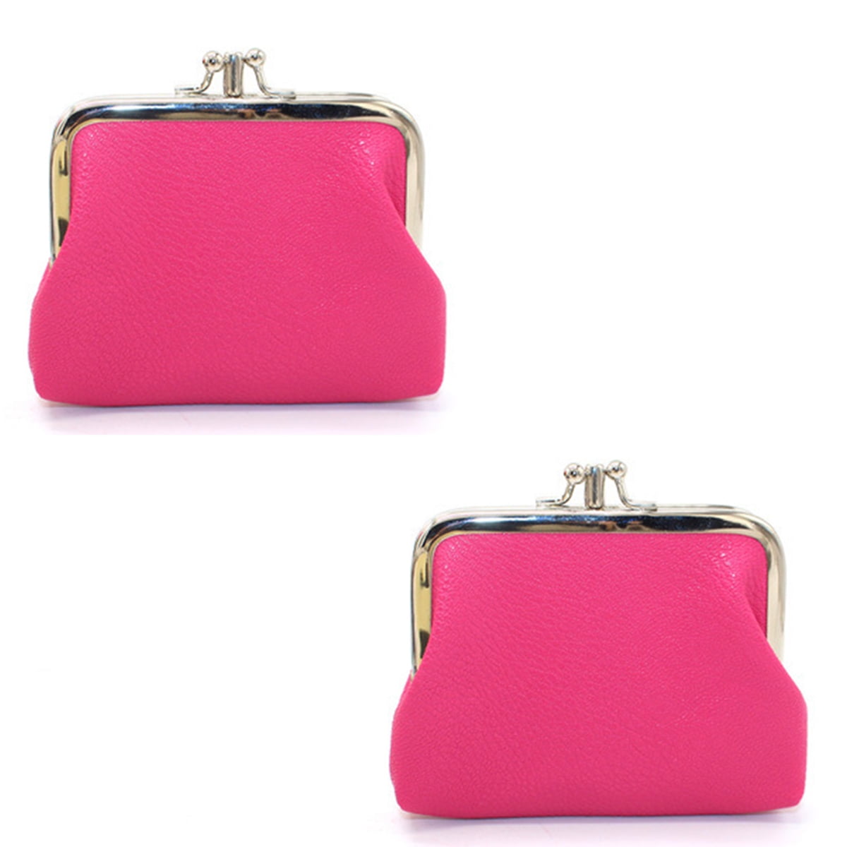 2PCS Womens Wallet Small RFID Ladies Compact Bifold Leather Vintage