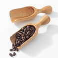 thumbnail image 1 of 2PCS Wooden Scoops for Jar, Large Coffee Scoops for Ground Coffee, Wood Bean Salt Spoon for Jars Canister, Multipurpose Kitchen Scooper for Tea Powder Bath Salt Laundry Detergent Shove, 1 of 7