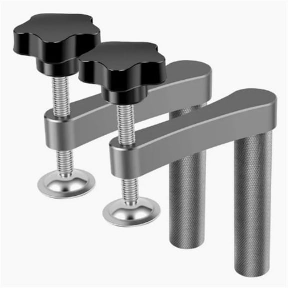 2PCS Woodworking Hold Down Clamp, 600 Pounds Adjustable Clamping Pressure, High Hardness Adjustable Woodworking Desktop Clip For Milling, Cutting And Grinding Quick press