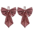 thumbnail image 1 of 2PCS Wreath Bow Front Door Hanger Large Plaid Check Bow Christmas Wreath Accessories Xmas Thanksgiving Fall Party Yard Doorway Indoor Outdoor Wall Decoration, 1 of 7