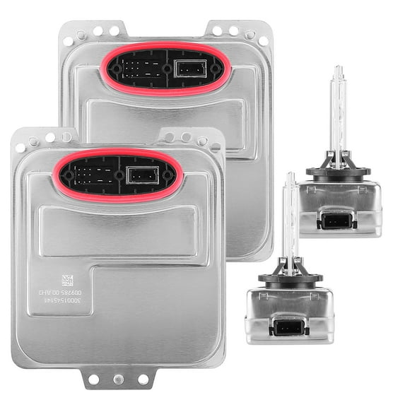 2PCS Xenon HID Ballast Control Unit Module with D1S Light Bulb Compatible for 08-10 Porsche Cayenne 95563119402