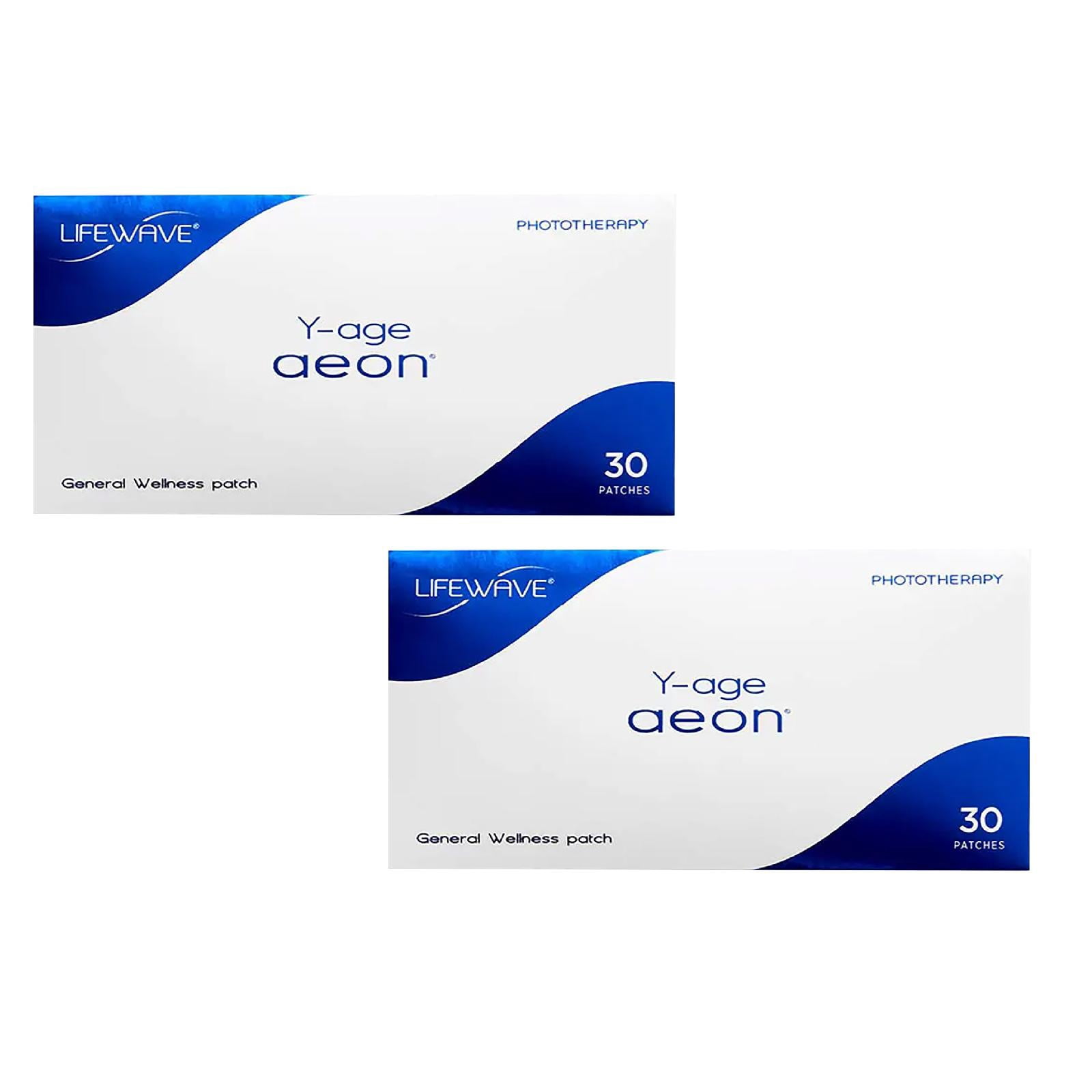 2PCS Y-age Aeon® Patches by LifeWave for Sleep Support Without