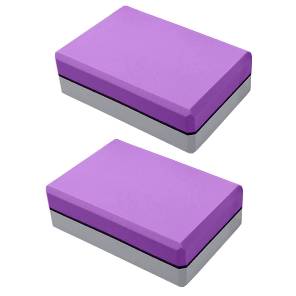 2PCS Yoga Blocks EVA Foam Blocks for Yoga Balance, Stretching, and ...