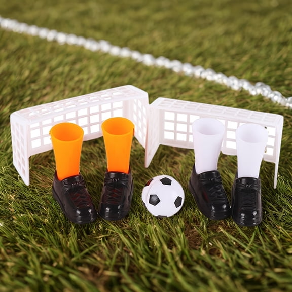 2PCS Youngsters's Desktop Finger Soccer Fingertip Soccer Set Sports Competition Parent-Youngsters Interactive Board Game