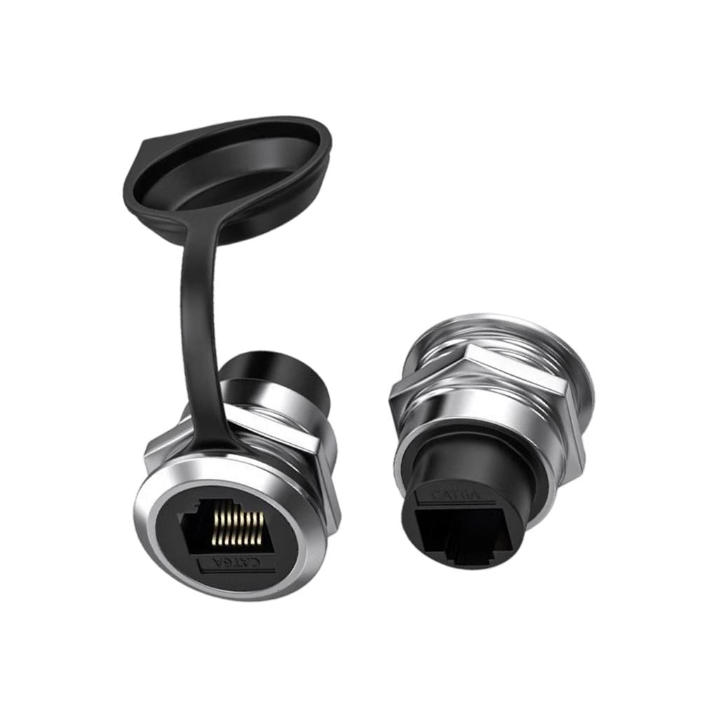 2PCS Zincs Alloy USB Type A Panel Sockets Connectors Fast Speed Data ...