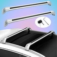 thumbnail image 1 of 2PCS fit for JEEP Compass 2017-2024 Lockable Roof Rail Rack Crossbars Cross Bars Aluminum Alloy, 1 of 9
