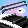 thumbnail image 1 of 2PCS fit for JEEP Compass 2017-2024 Lockable Roof Rail Rack Crossbars Cross Bars Aluminum Alloy, 1 of 9