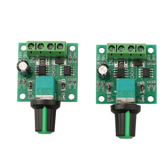 2PCS for PWM Motor Speed Controller 2A Low Voltage DC LED Dimmer 1.8v 3v 5v 6v 12v