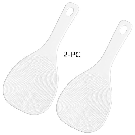2PCS non stick rice spoon, convenient to hang, durable kitchen rice spoon, used for rice cookers, home cooking