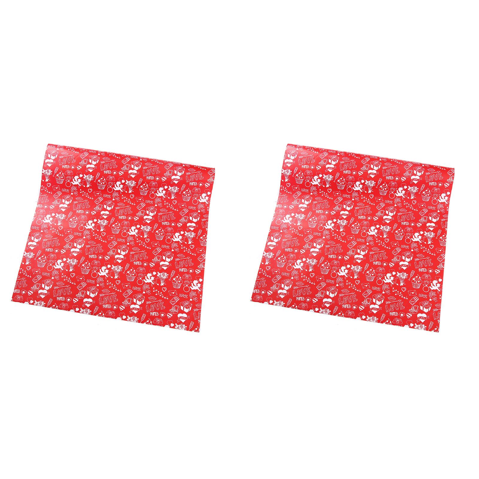 2PCS wrapping paper birthday boy white gift bags with handles flowers