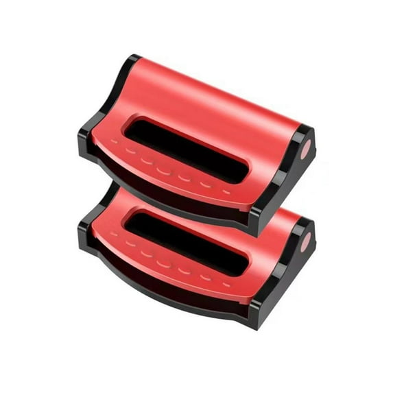 2PCs Car Seat Belt Buckle Clip Seatbelt Stopper Adjuster Clip To Relax Shoulder Strap Car Clips Car Accessories Clips Buckle, Slip Pinch Seat For Retainer Pinch Seat Limiter Locking Limiter Bu