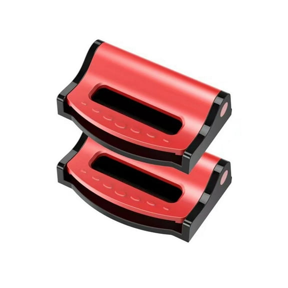 2PCs Car Seat Belt Buckle Clip Seatbelt Stopper Adjuster Clip To Relax Shoulder Strap Car Clips Car Accessories Clips Buckle, Slip Pinch Seat For Retainer Pinch Seat Limiter Locking Limiter Bu