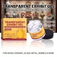 thumbnail image 1 of 2PCs Display Gel, Non-Toxic Transparent Exhibit Gel, Reusable Earthquake Putty for Securing Glass Decorations & Artifacts, 1 of 8