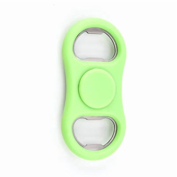 2PCs Double Head Beer Bottle Opener, Spinning Fidget Toy for Adults, Multicolor Cap Opener Set for Party, Bar, Fun & Practical Gadget