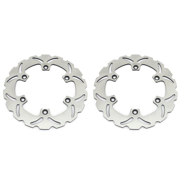 2PCs Front Brake Discs Rotors For HONDA VFR 400 R 1987-1988 VFR 400 Z 1986-1987 CBR 500 600 Hurricane 1987-1990