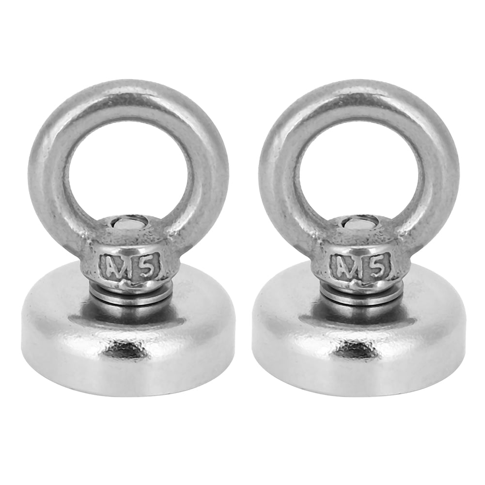 2PCs Magnetic Hook Fishing Magnet Kitchen Hanging Tool Hardware Parts 3 Layer Coating N35