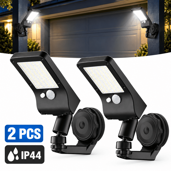 Curear Magnetic RV Solar Motion Sensor Outdoor Lights, Adjustable No Wiring No Drilling, 2 Pack