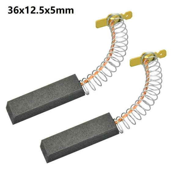 2PCs Motor Carbon & Metal Brushes For Bosch NEFF For SIEMENS WASHING MACHINE 36x12.5x5mm For Power Tool Accessory