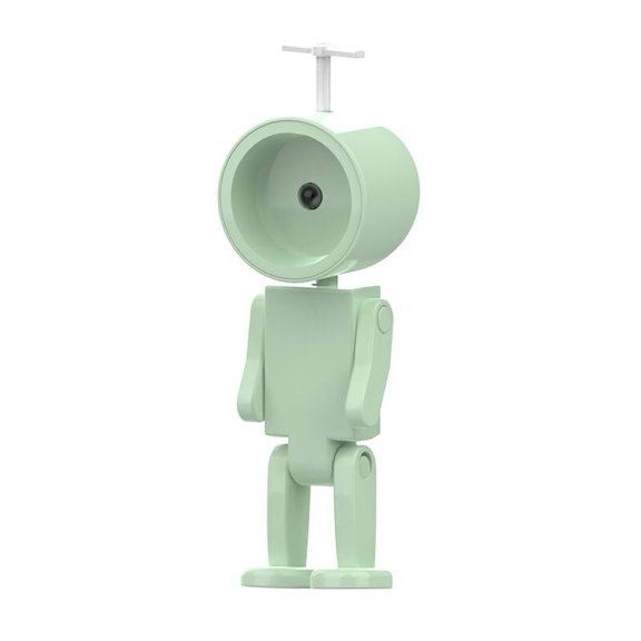 2PCs Robot Friday Night Light,LED Mini Magnetic Desk Lamp with Batteries,Cute Movable Figure Decor,Phone Stand,Bedside & Reading Book Light,Decorative Atmosphere Lighting