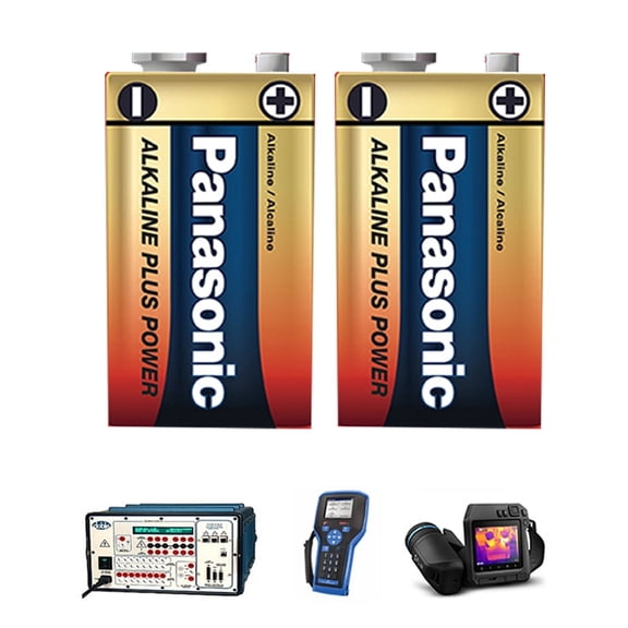 2PK 9V Alkaline Batteries Plus Power Alkaline Plus Battery or Carbone Zinc Long Lasting 9 Volt Battery
