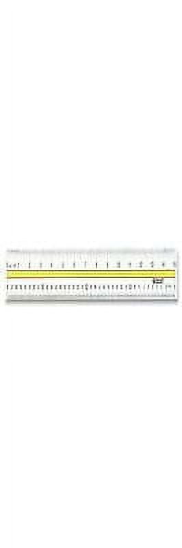 2PK ACM10580 Acrylic Data Highlight Reading Ruler With Tinted Guide, 15 ...