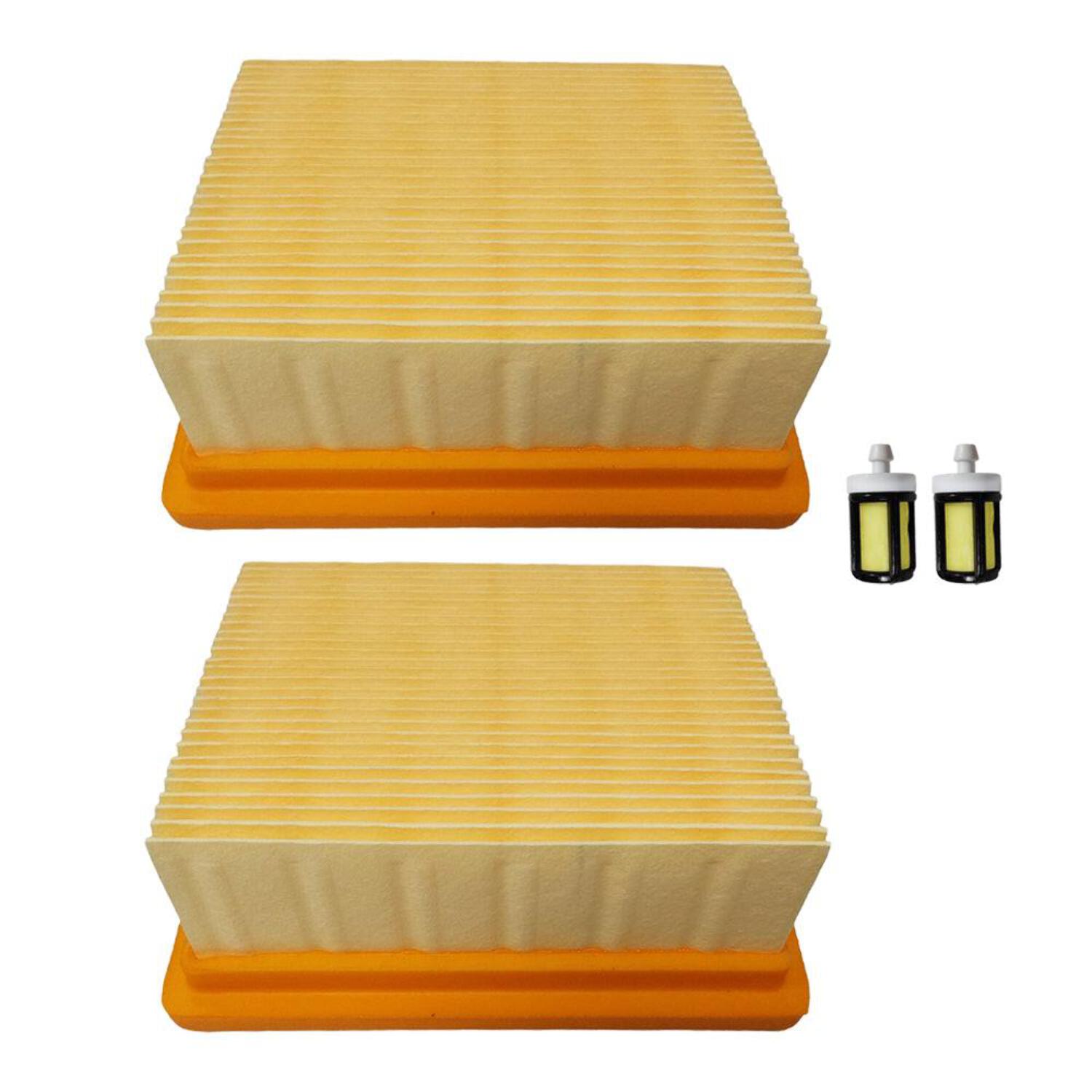 2PK Air Filter With Fuel Filter For Stihl BR800 BR800C BR800X Fits 4283 ...